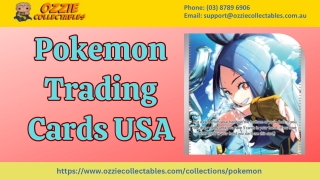 Pokemon Trading Cards USA