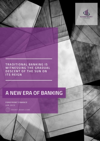 Foerfront Finance - A new era of banking