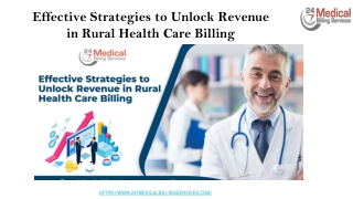 Effective Strategies to Unlock Revenue in Rural Health Care Billing