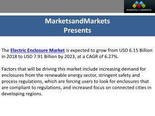 Market Insights: Electric Enclosure Market Valuation to Reach 7.91 Billion