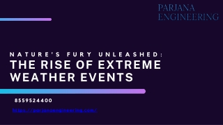 Nature's Fury Unleashed: The Rise of Extreme Weather Events