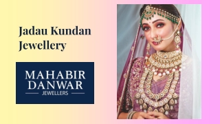 Jadau Kundan Jewellery