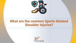 What are the common Sports-Related Shoulder Injuries