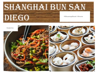 shanghai bun PPT