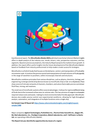 Microfluidics market