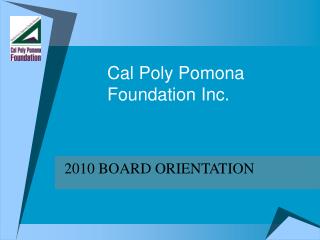 Cal Poly Pomona Foundation Inc.