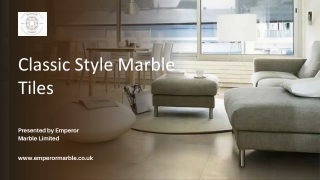 Classic Style Marble Tiles