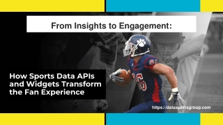 How Sports Data APIs and Widgets Transform the Fan Experience