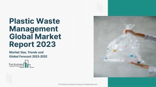 Plastic Waste Management Global Market Report 2023