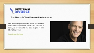 Free Divorce In Texas  Instantonlinedivorce.com