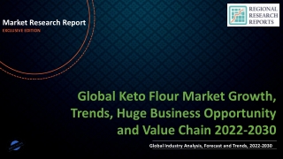 Keto Flour Market Growth, Trends, Huge Business Opportunity and Value Chain 2022-2030