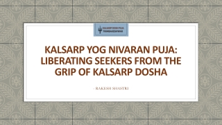 Kalsarp Yog Shanti Puja