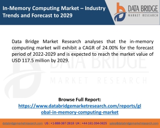 In-Memory Computing Market