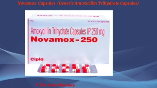 Novamox  Capsules (Generic Amoxicillin Trihydrate Capsules)