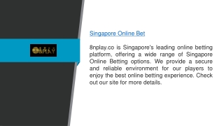 Singapore Online Bet 8nplay.co