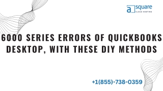 6000 series errors of QuickBooks desktop, With These DIY Methods