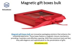 Magnetic gift boxes bulk