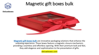 Magnetic gift boxes bulk