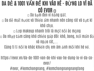 KEM CHỐNG NẮNG