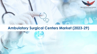 Ambulatory Surgical Centers Market Size Analysis 2023