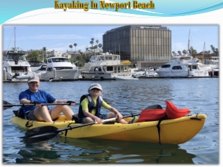 Kayaking In Newport Beach