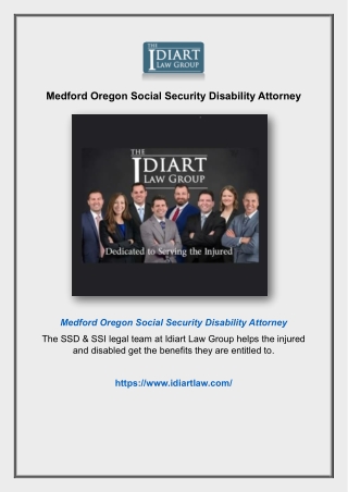 Medford Oregon Social Security Disability Attorney