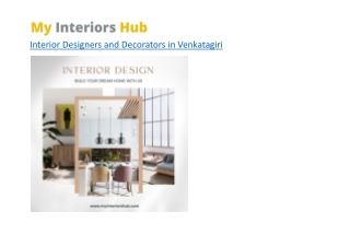 Interior Designers and Decorators in Venkatagiri