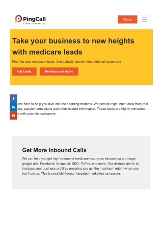 Connect with the Right Customers with Medicare Insurance Inbound Calls