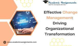 _ Effective Change Management Driving Organizational Transformation