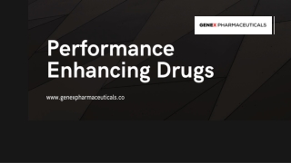 Benefits of Performance Enhancing Drugs