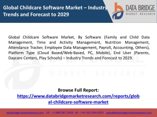 Global Childcare Software Market