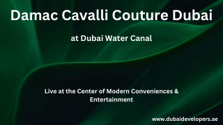 Damac Cavalli Couture E-Brochure