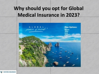 Why should you opt for Global Medical Insurance in 2023?