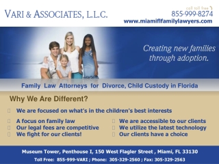 Lawyers for Child Support in Miami