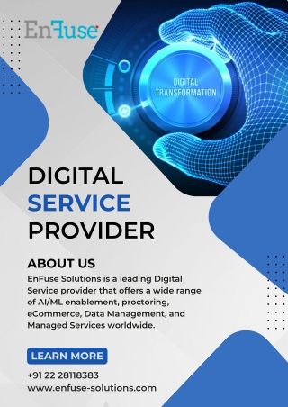 Leading Digital Service Provider Company in India - EnFuse Solutions