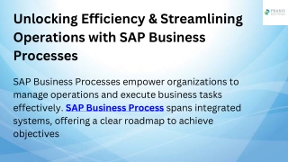 Unlocking Efficiency & Streamlining Operations with SAP Business Processes