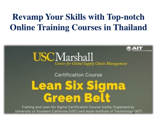 Revamp Your Skills with Top-notch Online Training Courses in Thailand