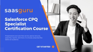 Salesforce CPQ Specialist Certification Course