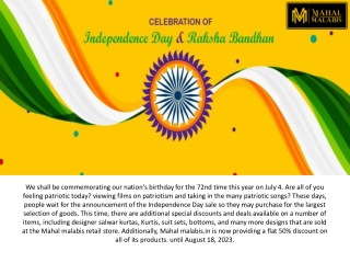 Happy Independence Day & Happy Raksha Bandhan