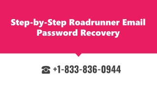 Step-by-Step Roadrunner Email Password Recovery