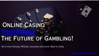 Play Online Casino Games in India for Real Money