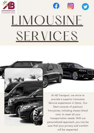 Hire Executive Limousine Services Company in Qatar