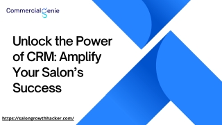 Unlock the Power of CRM Amplify Your Salon’s Success