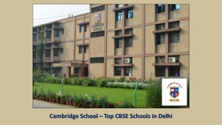 Top CBSE Schools in Delhi
