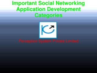 Important Social Networking Application Development