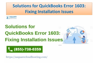 QuickBooks Error 1603: How to Troubleshoot and Resolve It