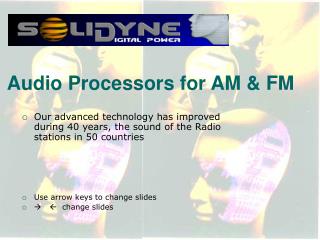 Audio Processors for AM & FM