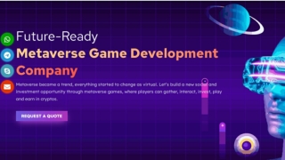 Metaverse Game Development Company - Bitdeal