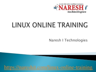 LINUX ONLINE TRAINING