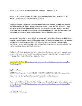Zica Virus Testing Market